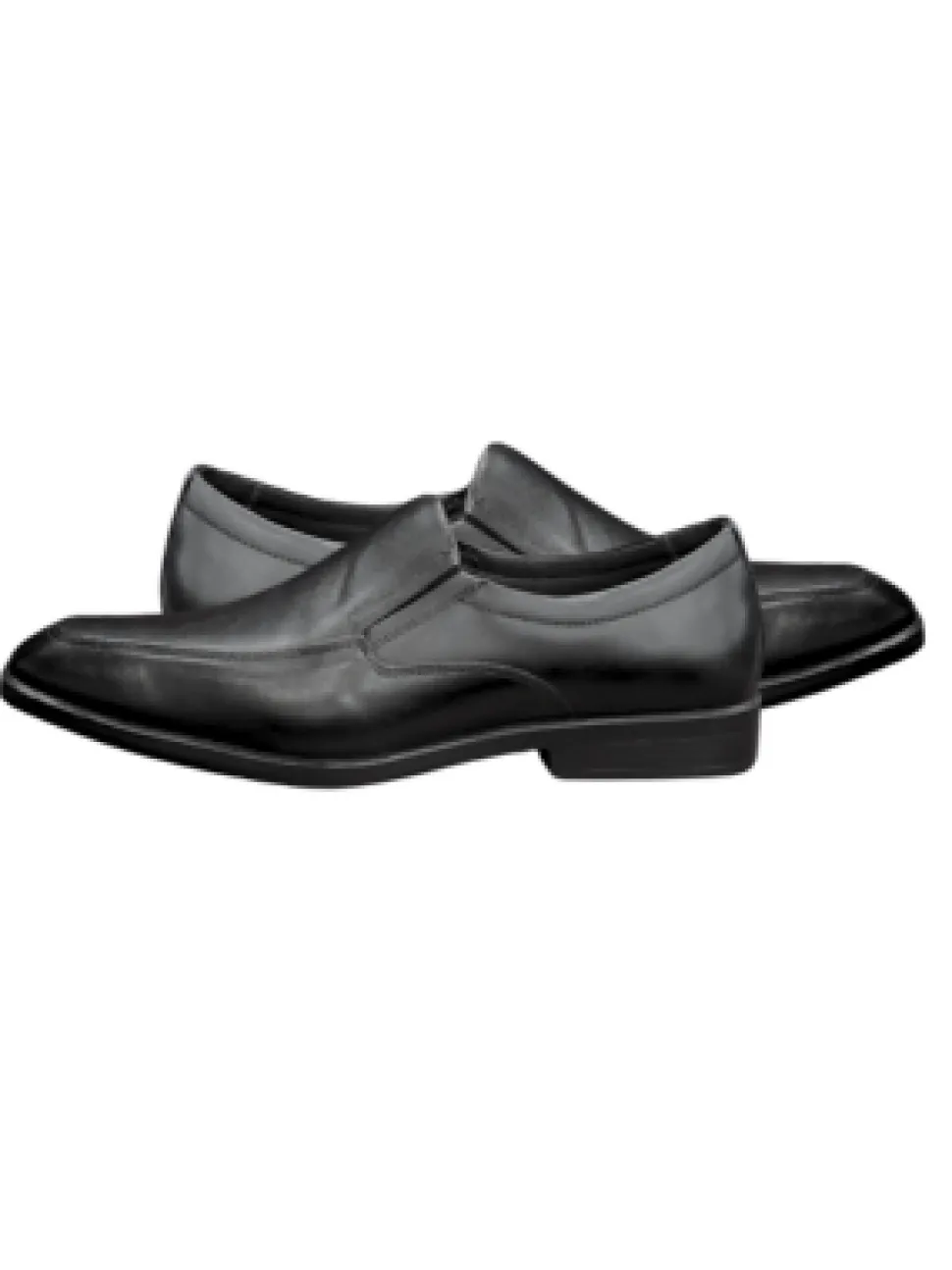Alfredo Mens Black Slip-on Loafer Leather Dress Shoes