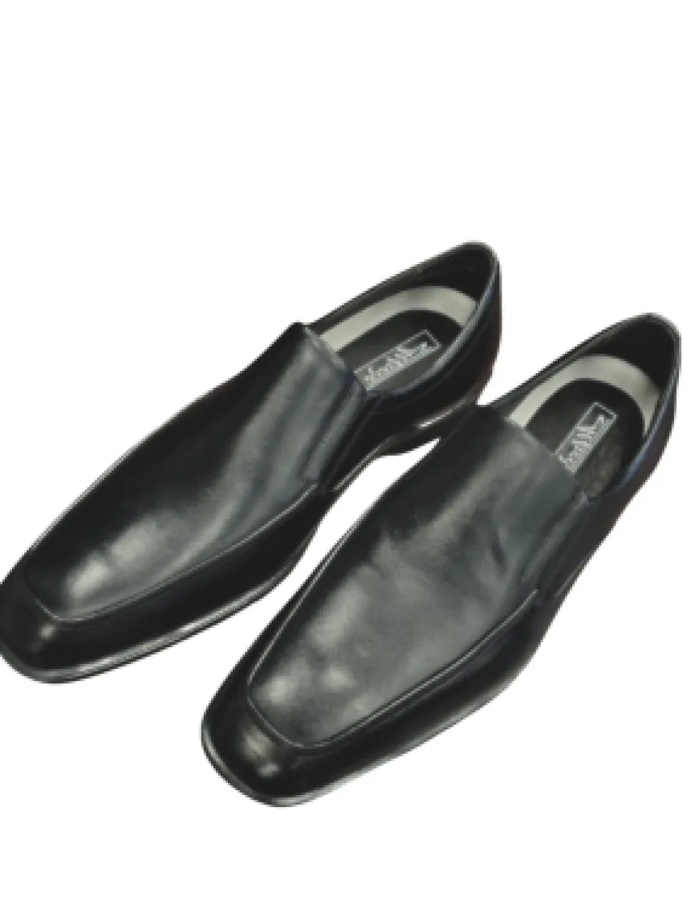 Alfredo Mens Black Slip-on Loafer Leather Dress Shoes