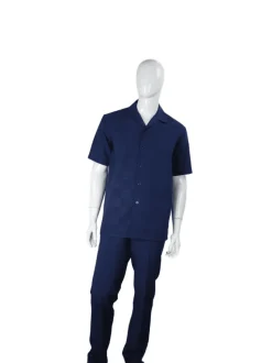 Apollo King Royal Diamond Navy Blue Classic Fit 2 Piece Walking Suit