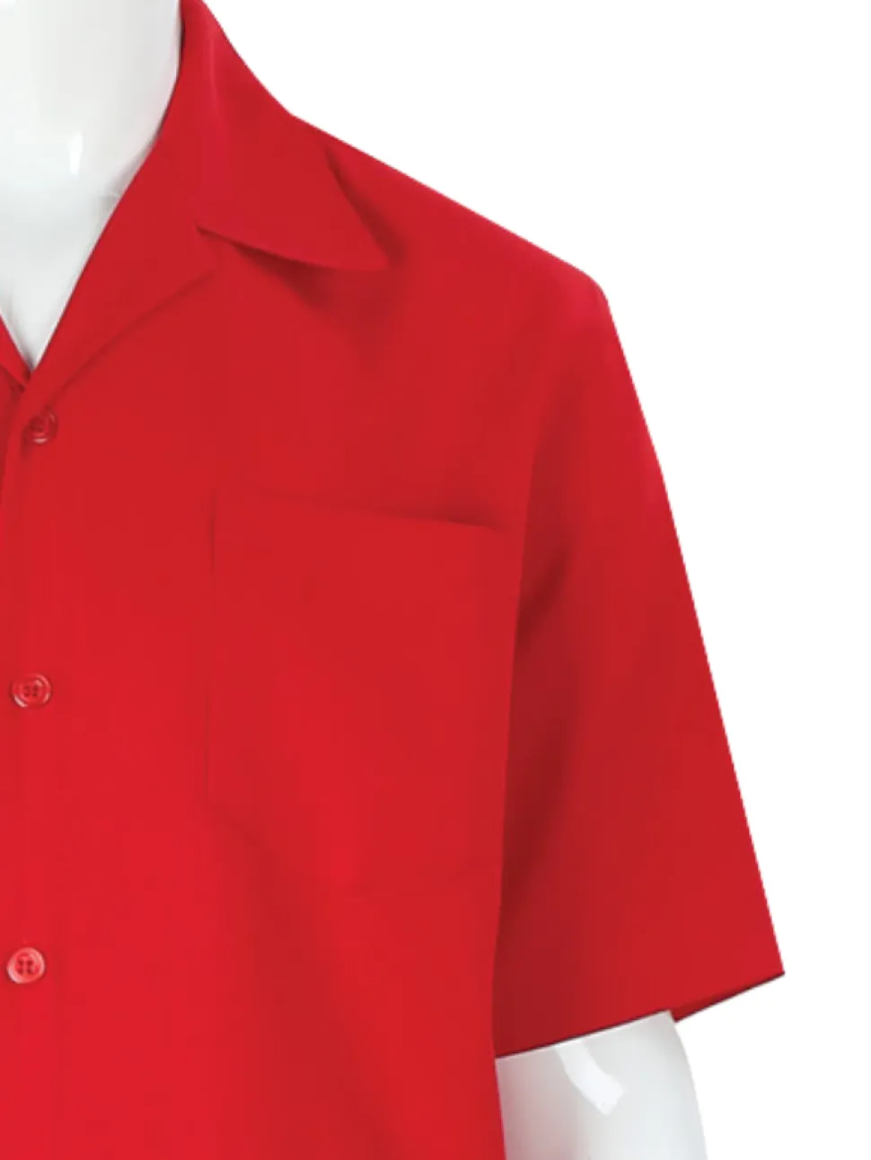 Apollo King Royal Diamond Red Classic Fit Short Sleeve 2 Piece Walking Suit