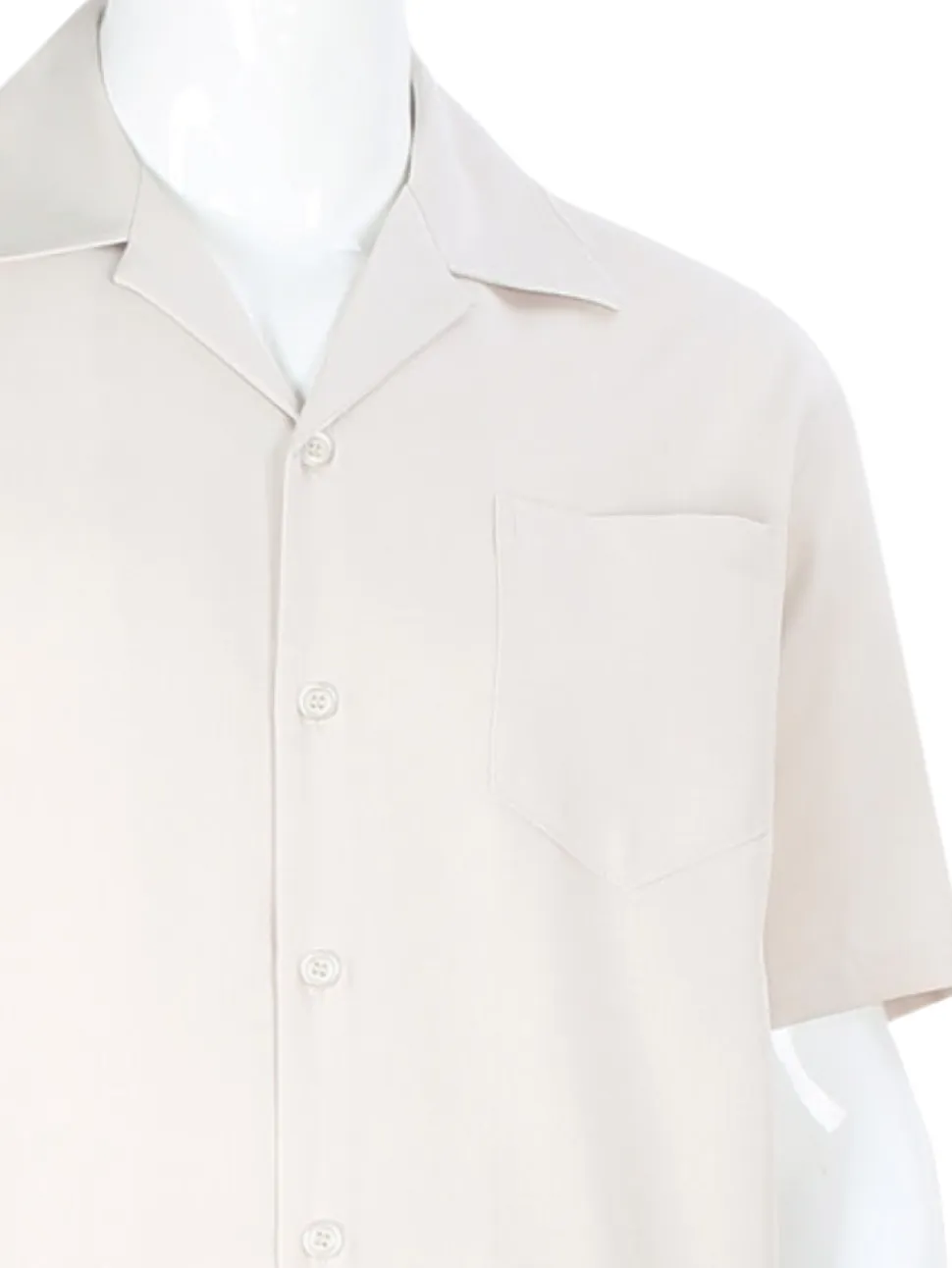 Apollo King Royal Diamond Tan Classic Fit Short Sleeve 2 Piece Walking Suit