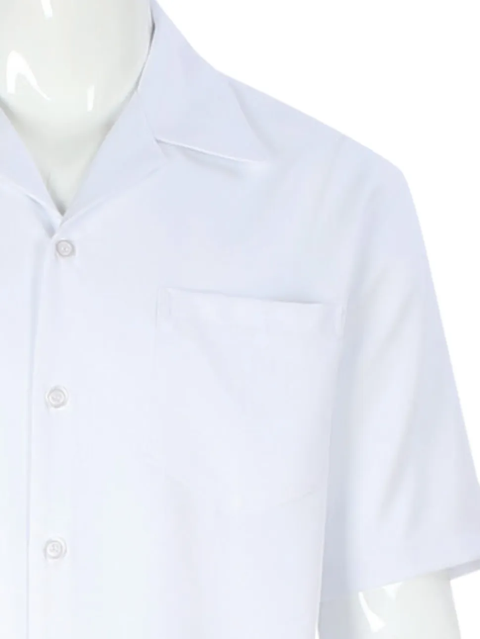 Apollo King Royal Diamond White Classic Fit Short Sleeve 2 Piece Walking Suit