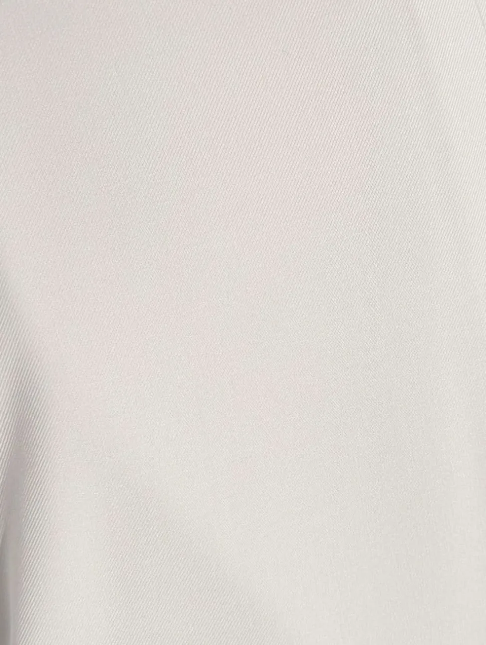 Apollo King Solid White Double Breasted Suit 46R