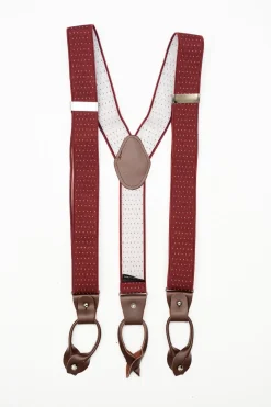 AR Burgundy BNL Suspenders (Braces)