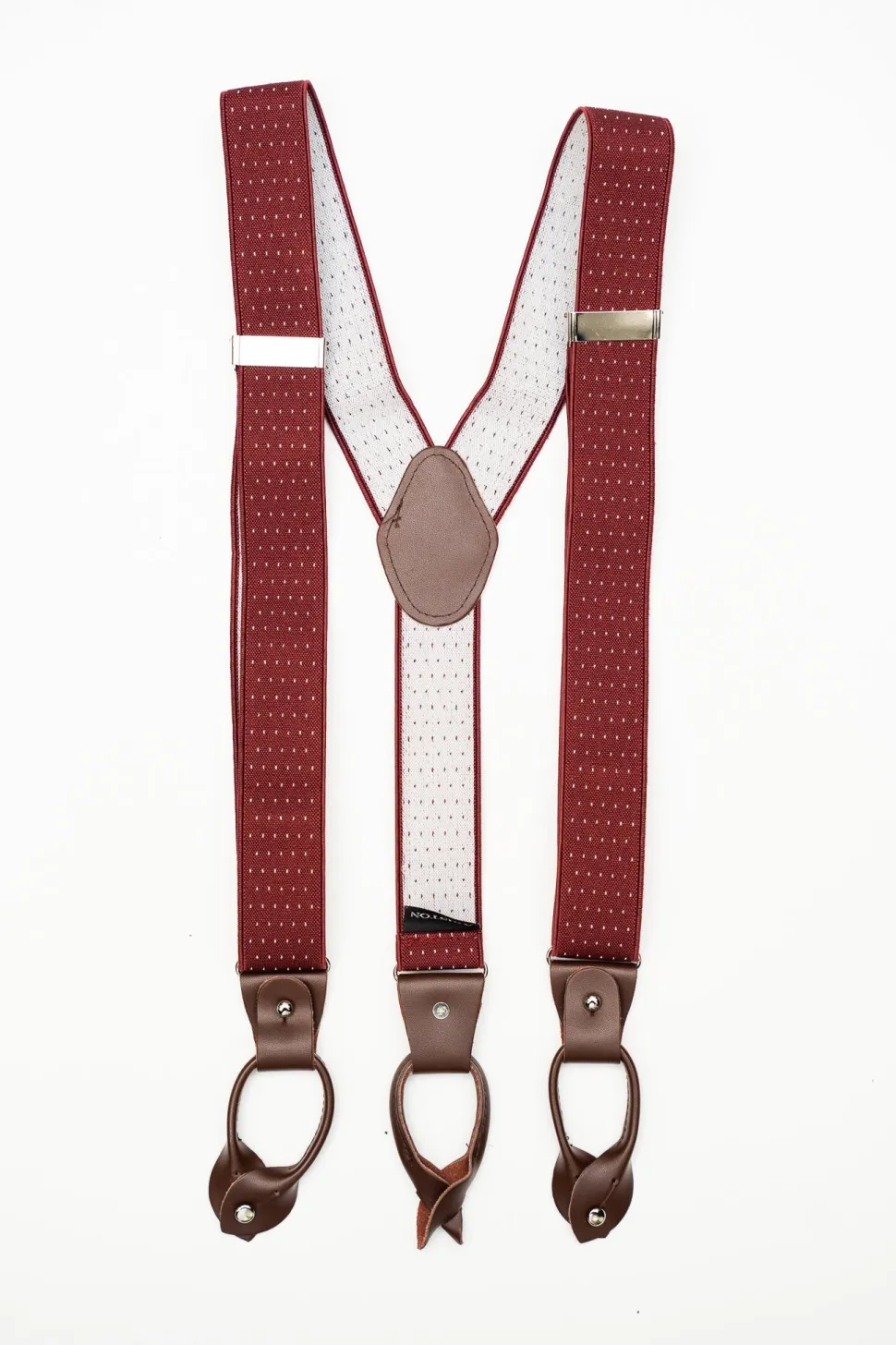 AR Burgundy BNL Suspenders (Braces)
