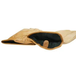 Ariston Mens Solid Tan Touch Screen Genuine Leather Gloves