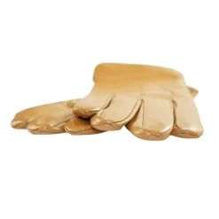 Ariston Mens Solid Tan Touch Screen Genuine Leather Gloves