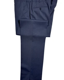 Armani Collezioni G-Line Blue Textured Slim Fit Notch Lapel 2-Button Wool Suit - 44L