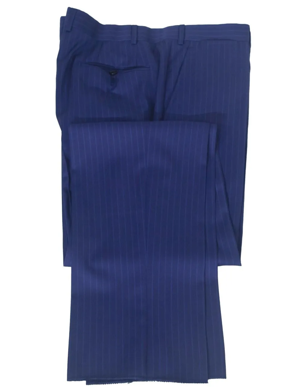 Armani Collezioni G-Line 42L Blue Pinstripe 100% Wool Slim Fit 2 Piece Suit
