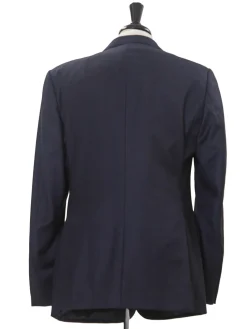 Armani Collezioni G-Line Mens 42L Solid Navy Blue 2 Piece Suit