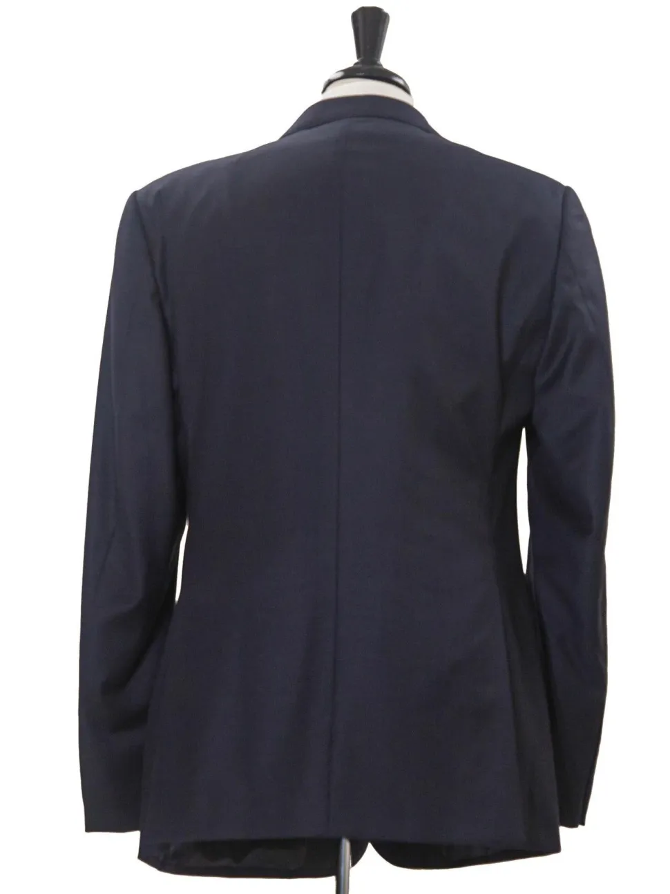Armani Collezioni G-Line Mens 42L Solid Navy Blue 2 Piece Suit
