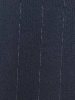 Armani Collezioni Men's 42L Black Pinstripe 100% Wool Slim Fit 2 Piece Suit
