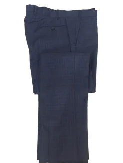 Armani Collezioni M-Line Mens 42R Navy Blue Check 2 Piece Suit