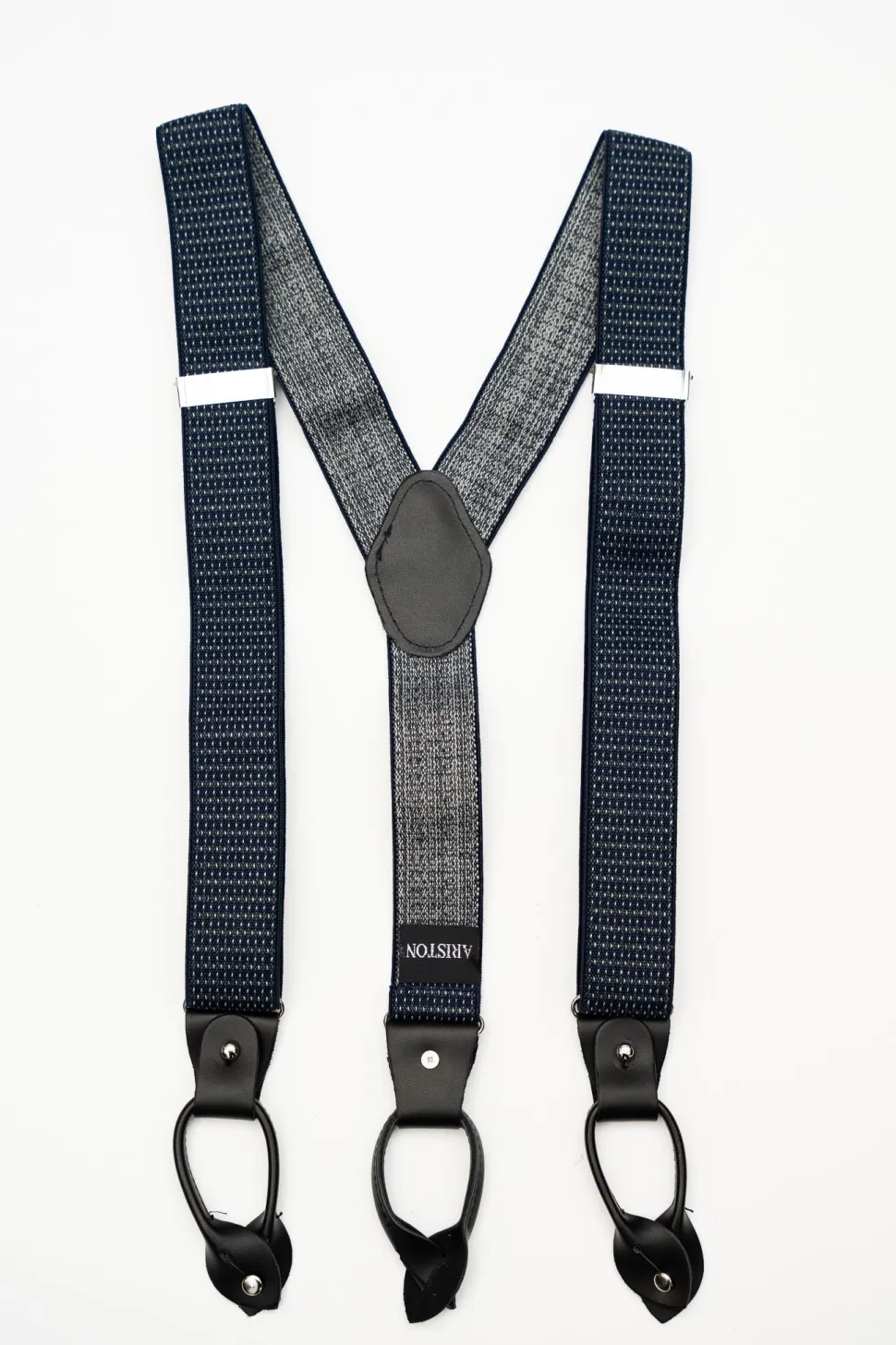 AR Navy Stripe Suspenders (Braces)
