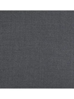 Blujacket Mens Solid Charcoal Gray Wool Cashmere Trim Fit 2 Piece Suit