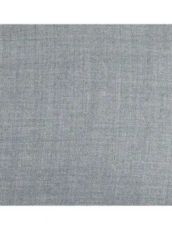 Blujacket Mens Solid Light Gray Wool Cashmere Trim Fit 2 Piece Suit