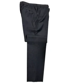 Bresciani Modern Fit Solid Charcoal Two Button Notch Lapel Wool Suit