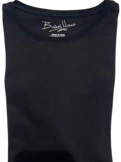 Briani Uomo Mens Black Short Sleeve Crew Neck 100% Pima Cotton T-Shirt