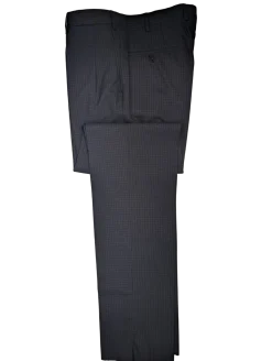 Brioni Navy Check 100% Wool Suit 42R