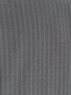 Canali Blue Tonal Pinstriped 100% Wool 3-Button Suit 40L