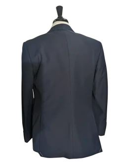 Canali Blue Woven Pattern 100% Wool Suit 40R
