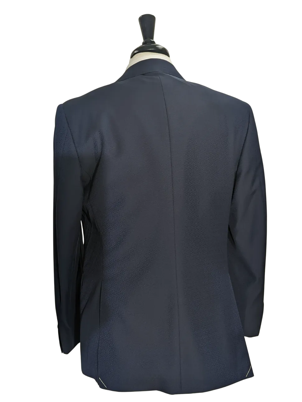 Canali Blue Woven Pattern 100% Wool Suit 40R