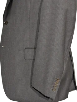 Canali Brown Micro Check 100% Wool Suit 48R