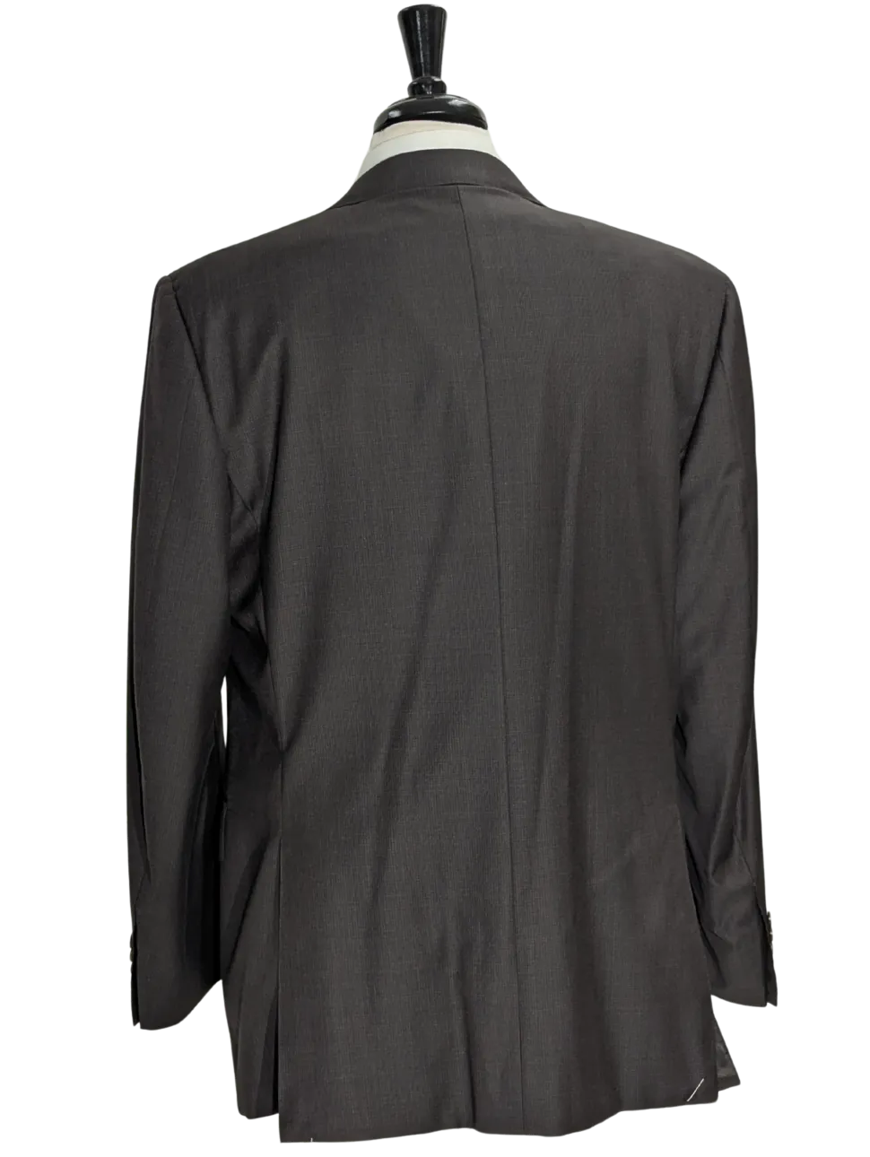 Canali Brown Micro Check 100% Wool Suit 50R