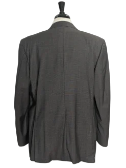 Canali Brown Nailhead 100% Wool 2 Button Suit 48L