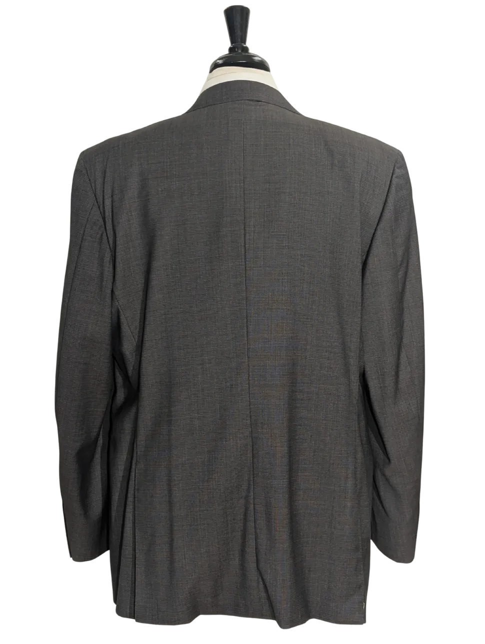 Canali Brown Nailhead 100% Wool 2 Button Suit 48L