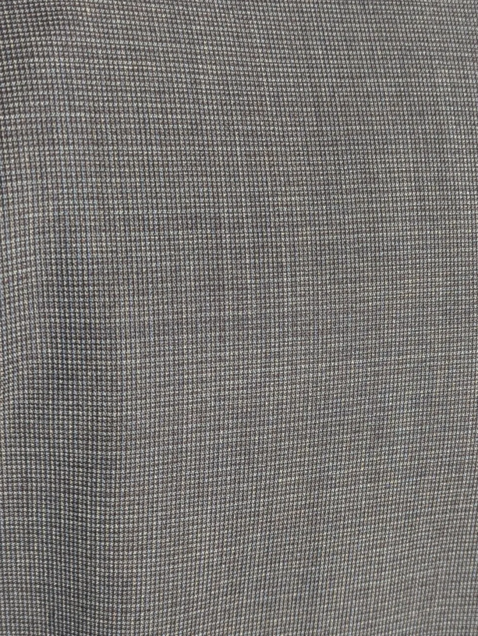 Canali Brown Nailhead 100% Wool 2 Button Suit 48L