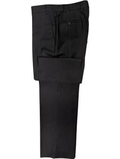 Canali Brown Pinstriped 100% Wool Suit 48L