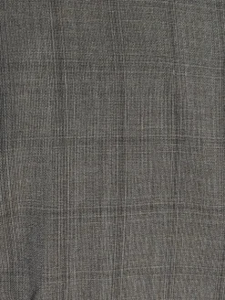 Canali Charcoal Glen Plaid 100% Wool Suit 40R