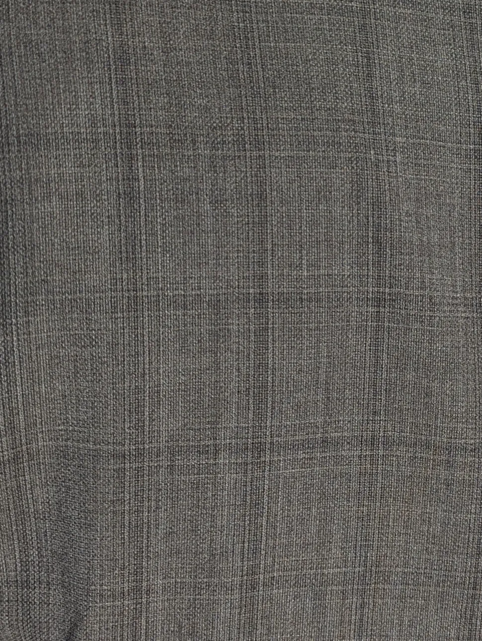 Canali Charcoal Glen Plaid 100% Wool Suit 40R