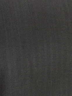 Canali Charcoal Herringbone Wool Mohair Suit 40R