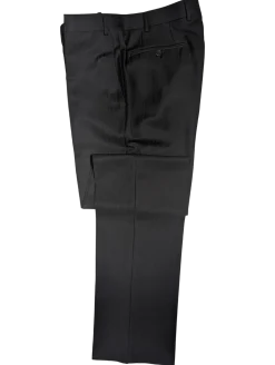 Canali Charcoal Herringbone Wool Mohair Suit 40R