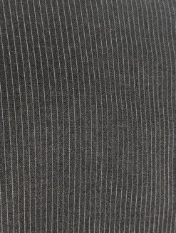 Canali Charcoal Pinstripe 100% Wool Suit 40R