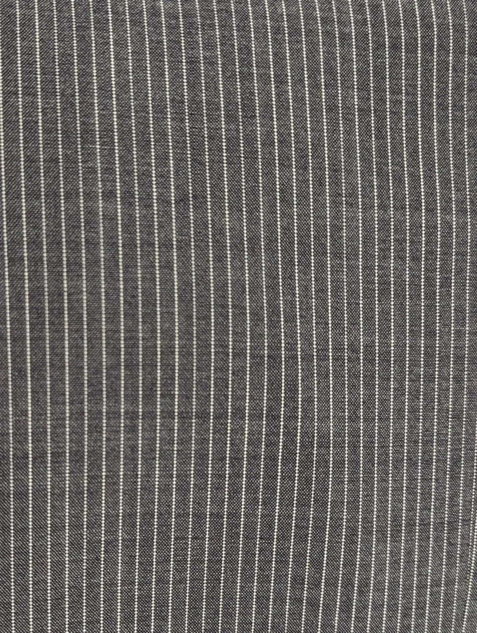Canali Dark Gray Pinstriped 100% Wool Suit 40R