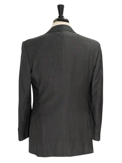 Canali Gray Glen Plaid Notch Lapel 2-Button Wool Suit - 38S