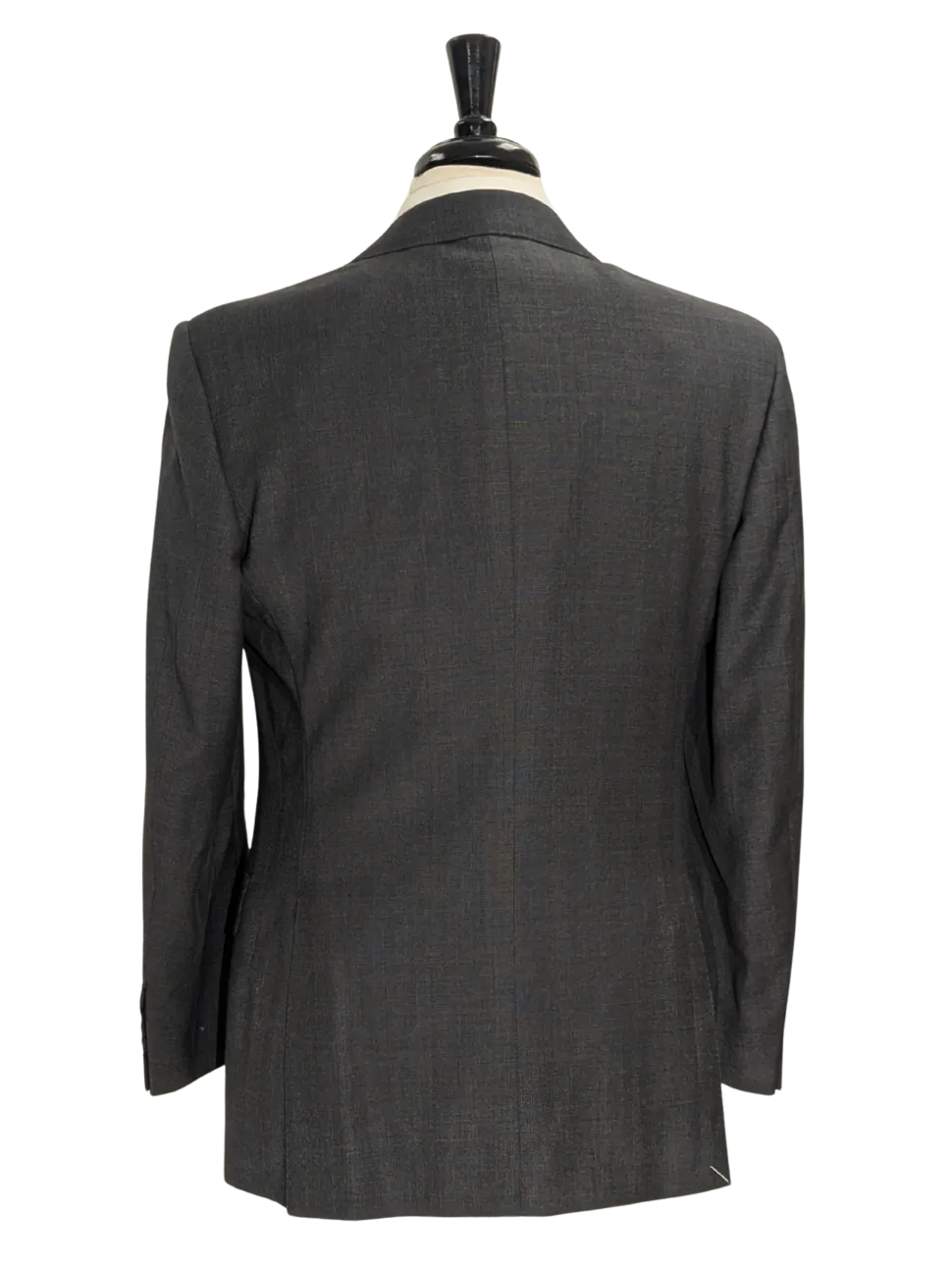 Canali Gray Glen Plaid Notch Lapel 2-Button Wool Suit - 38S