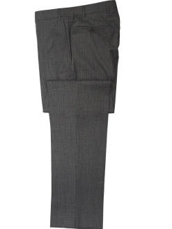 Canali Gray Herringbone 100% Wool Suit 40R