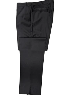 Canali Gray Micro Check 100% Wool Suit 44L