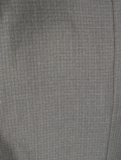 Canali Gray Micro Check 100% Wool Suit 44L