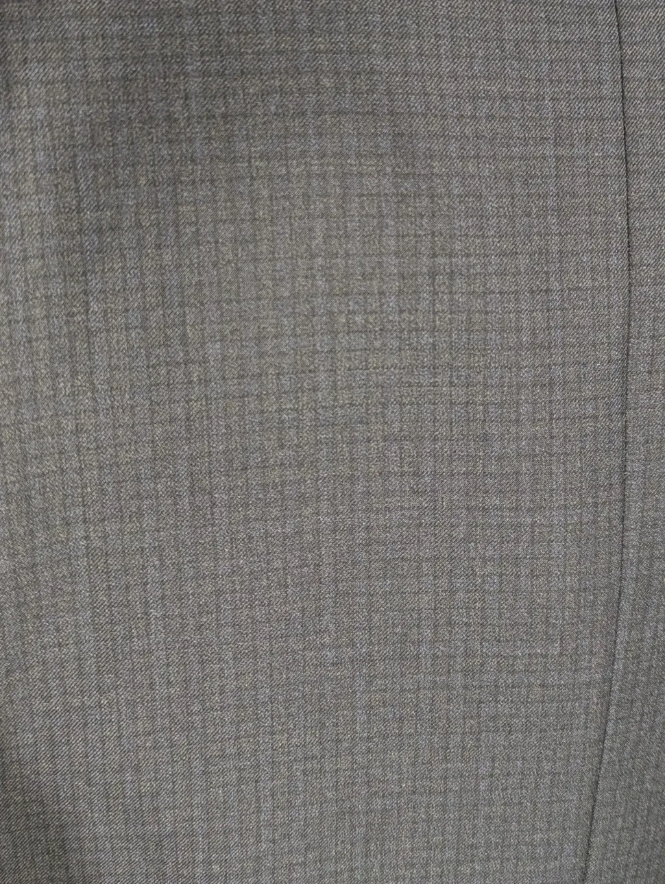 Canali Gray Micro Check 100% Wool Suit 44L