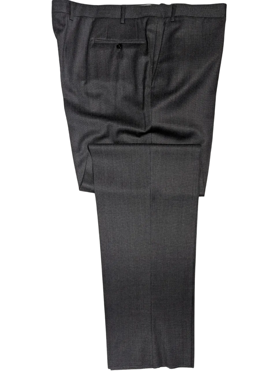Canali Gray Nailhead 100% Wool Suit 52L