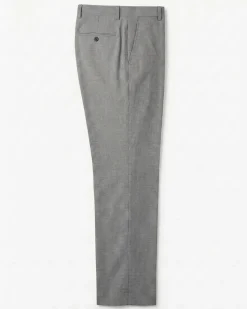 Canali Gray Striped Slim Fit Notch Lapel Wool Silk Linen 2-Button Suit 44L