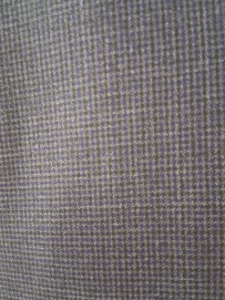 Canali Grey Micro Check 100% Wool Suit 46L