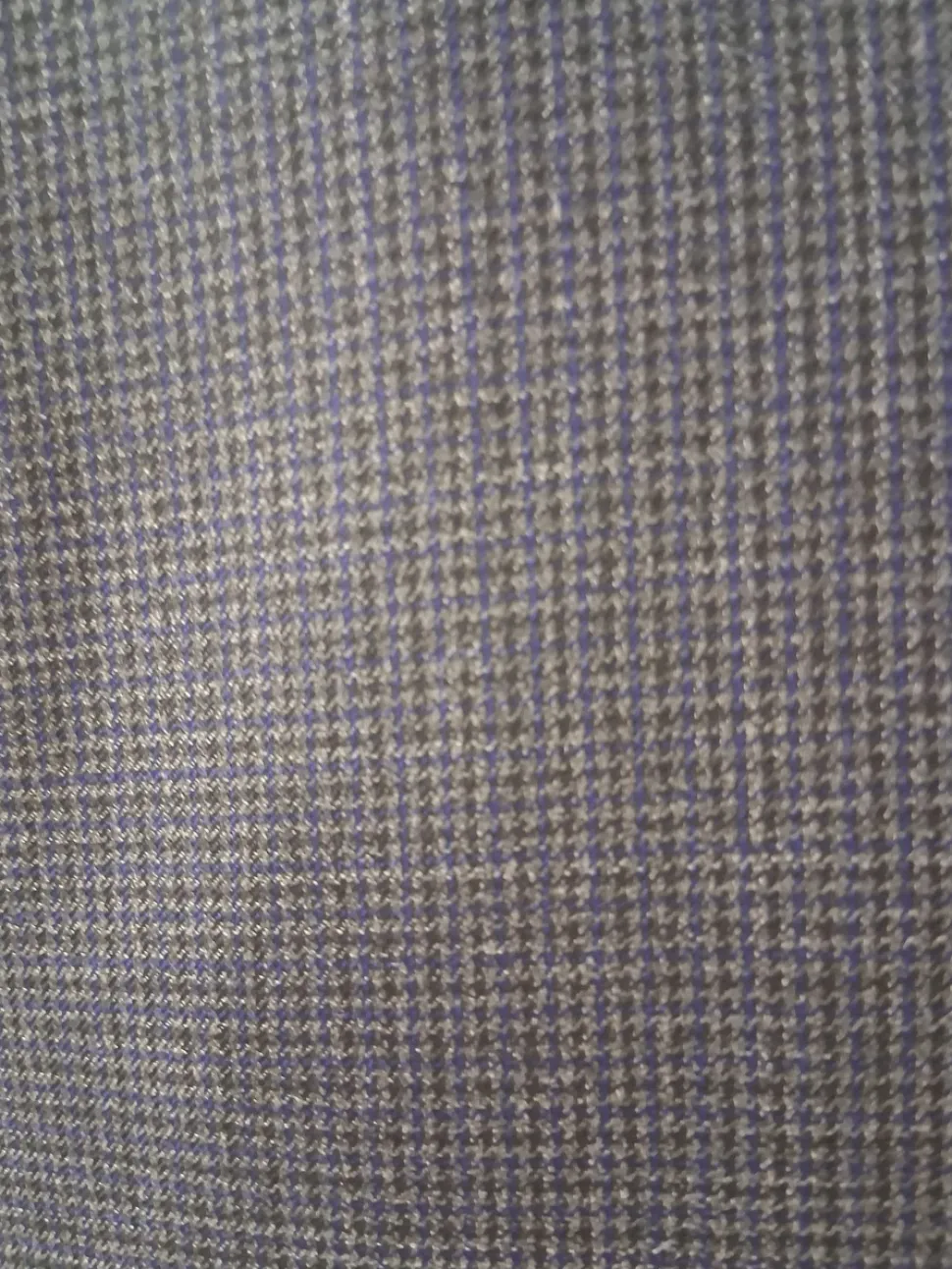 Canali Grey Micro Check 100% Wool Suit 46L