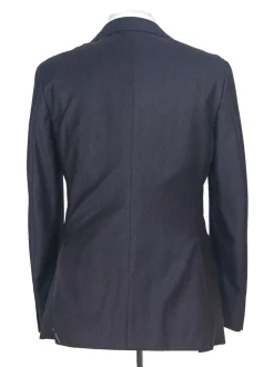 Canali Kei 38R Mens Navy Blue Pinstriped 2 Piece Classic Fit Suit