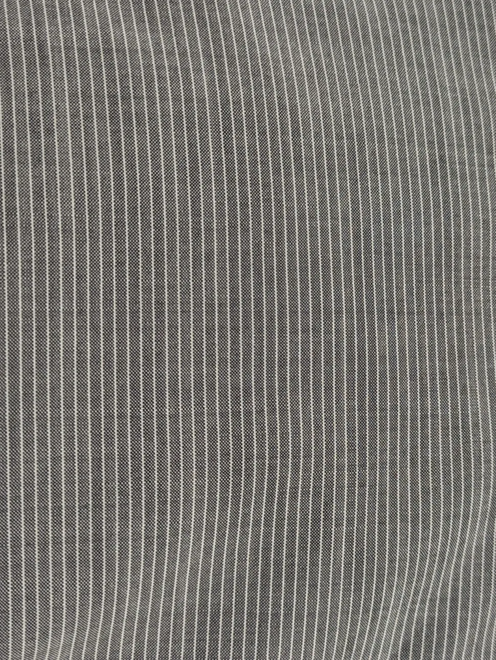 Canali Light Gray Pinstripe Wool Blend Suit 38R